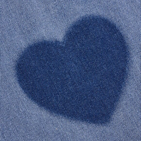 Mid Rise Heart Print Baggy Patterned Jeans Trousers - Picture 5 of 8